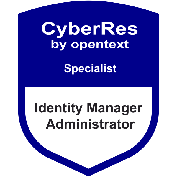 Identity Manager Administrator Certified Specialist logo