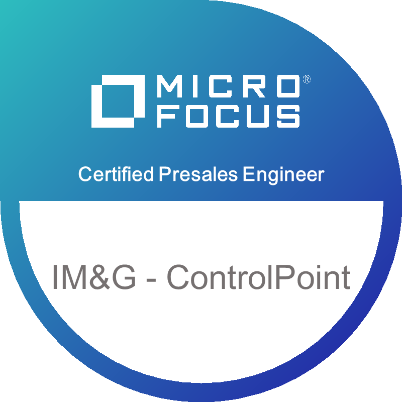 IM&G-ControlPoint Certified Presales Engineer (MFCPE) logo