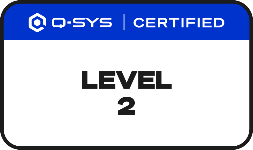 Q-SYS Level 2 Training logo
